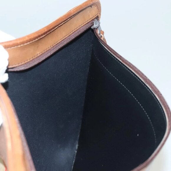 Burberrys Nova Check Document case Clutch Bag Canvas Beige Auth BA3443 - Picture 14 of 16